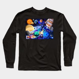 Solar System Planets Long Sleeve T-Shirt